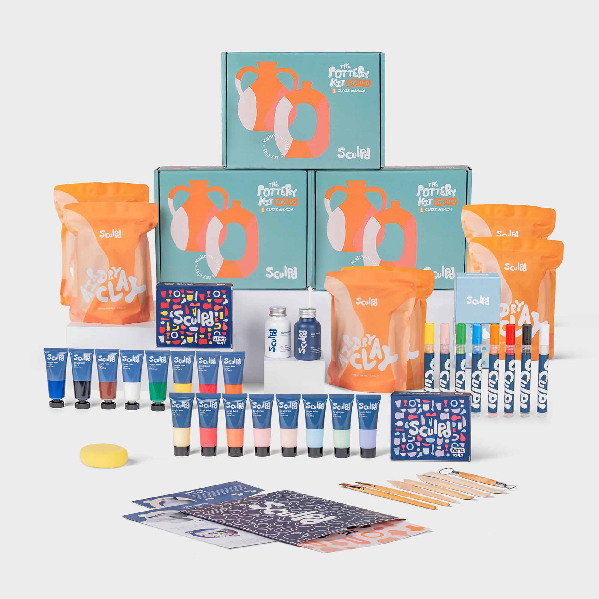 Group Bundles Pottery Bundle Sculpd 6-8 Classic and Pastel