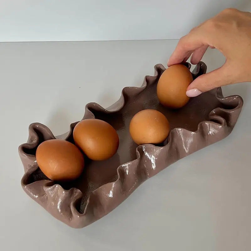Halloween-themed Sculpd pottery kit eggtray