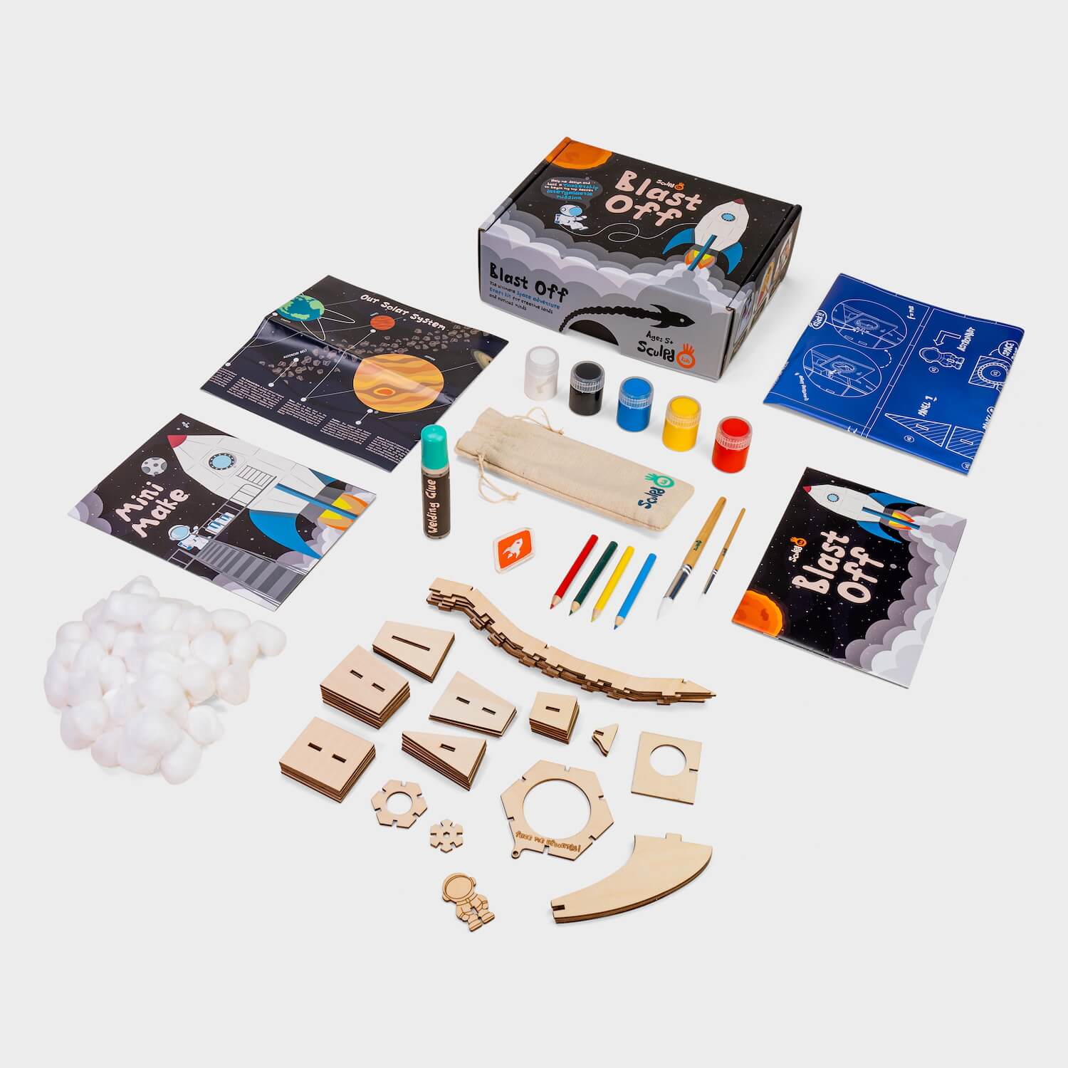 Sculpd Kids Rocket Making Kit Sculpd Kids Sculpd