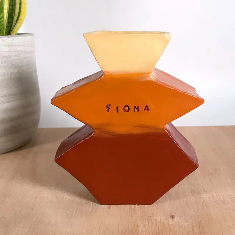 Halloween-themed Sculpd pottery kit decorative vase with Fiona