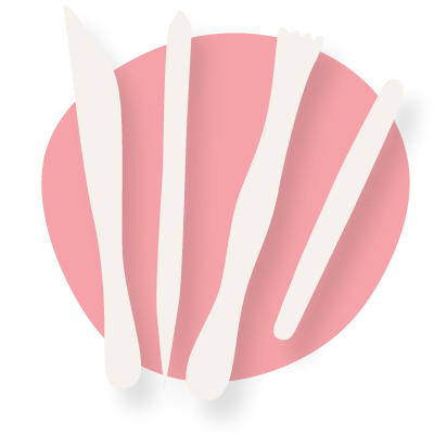 Pottery tools icon