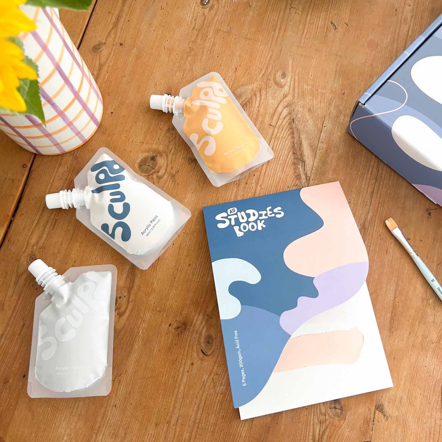 Acrylic Metallic Paint Set Paint Set Sculpd