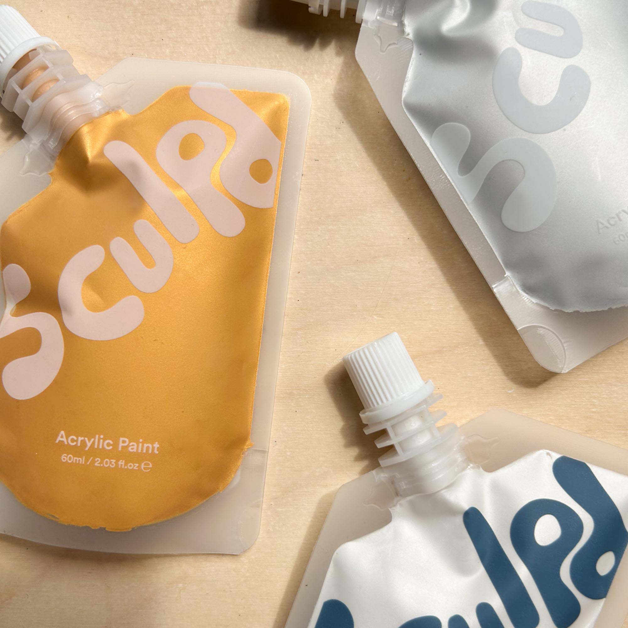 Acrylic Metallic Paint Set Paint Set Sculpd