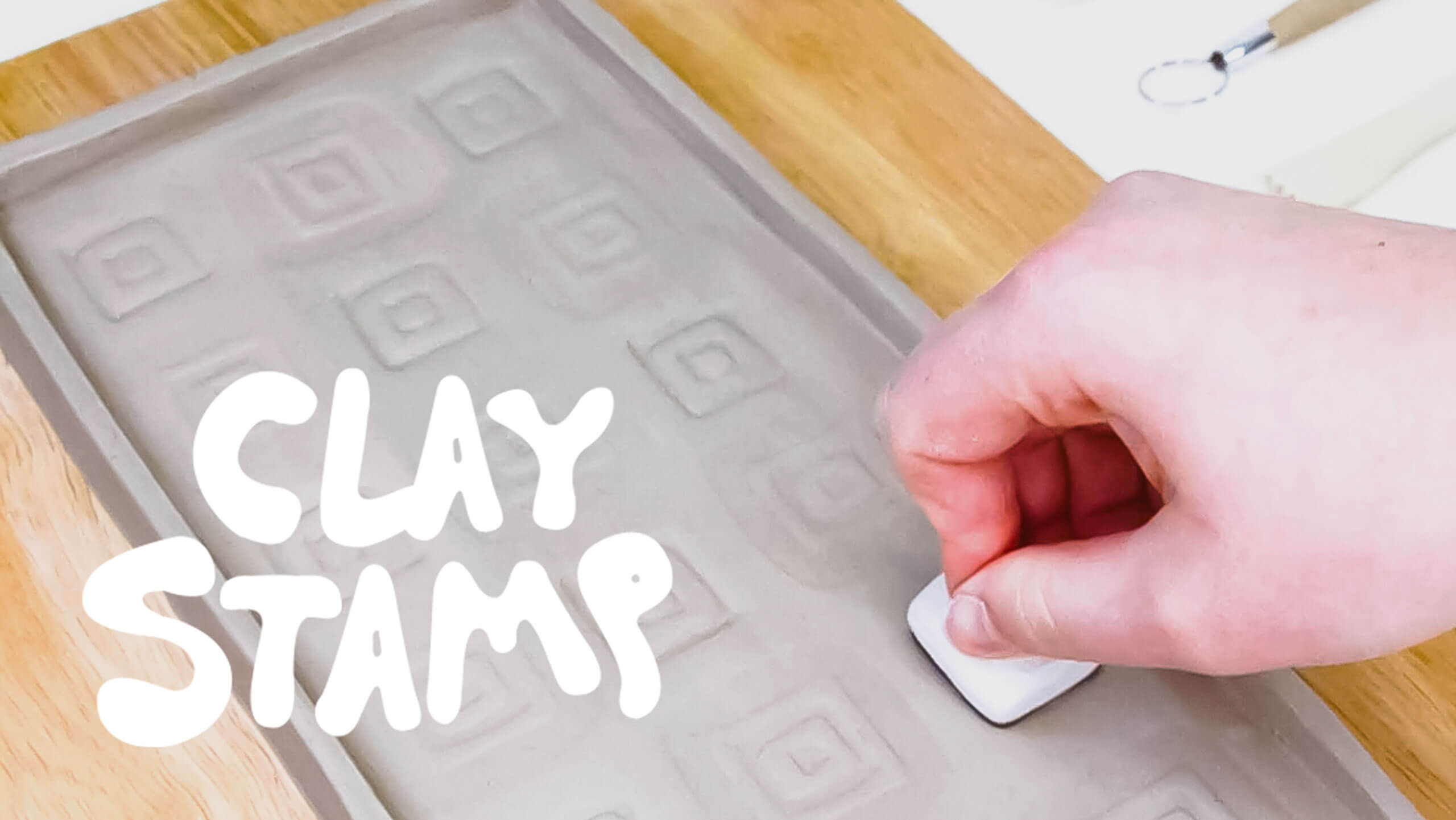 Easy Clay Stamp Tutorial for Pattern Making ✨
