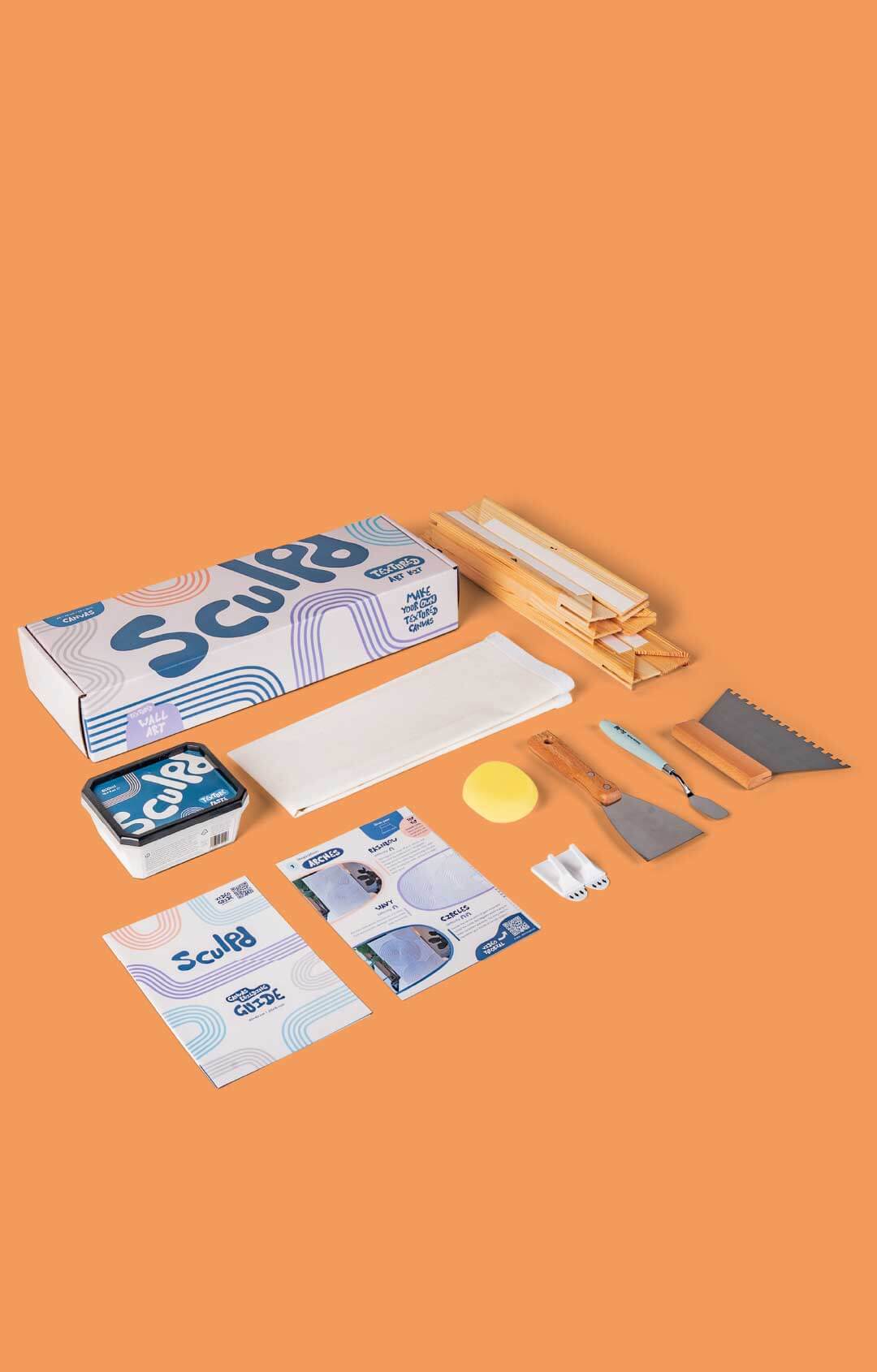 Sculpd Textured Art Kit Slider Card Banner