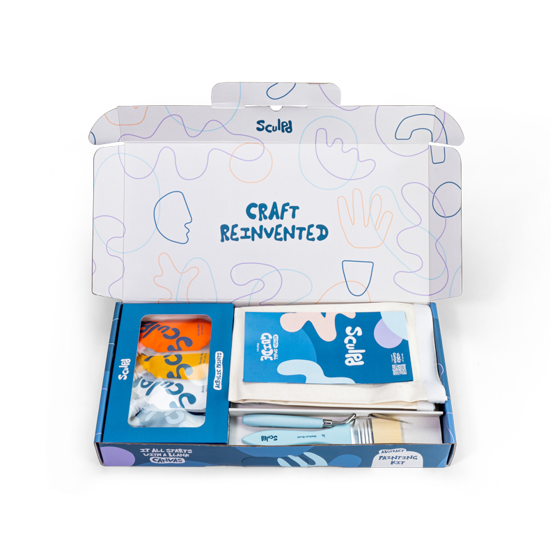 Canvas Painting Kit Wall Art Kit Sculpd
