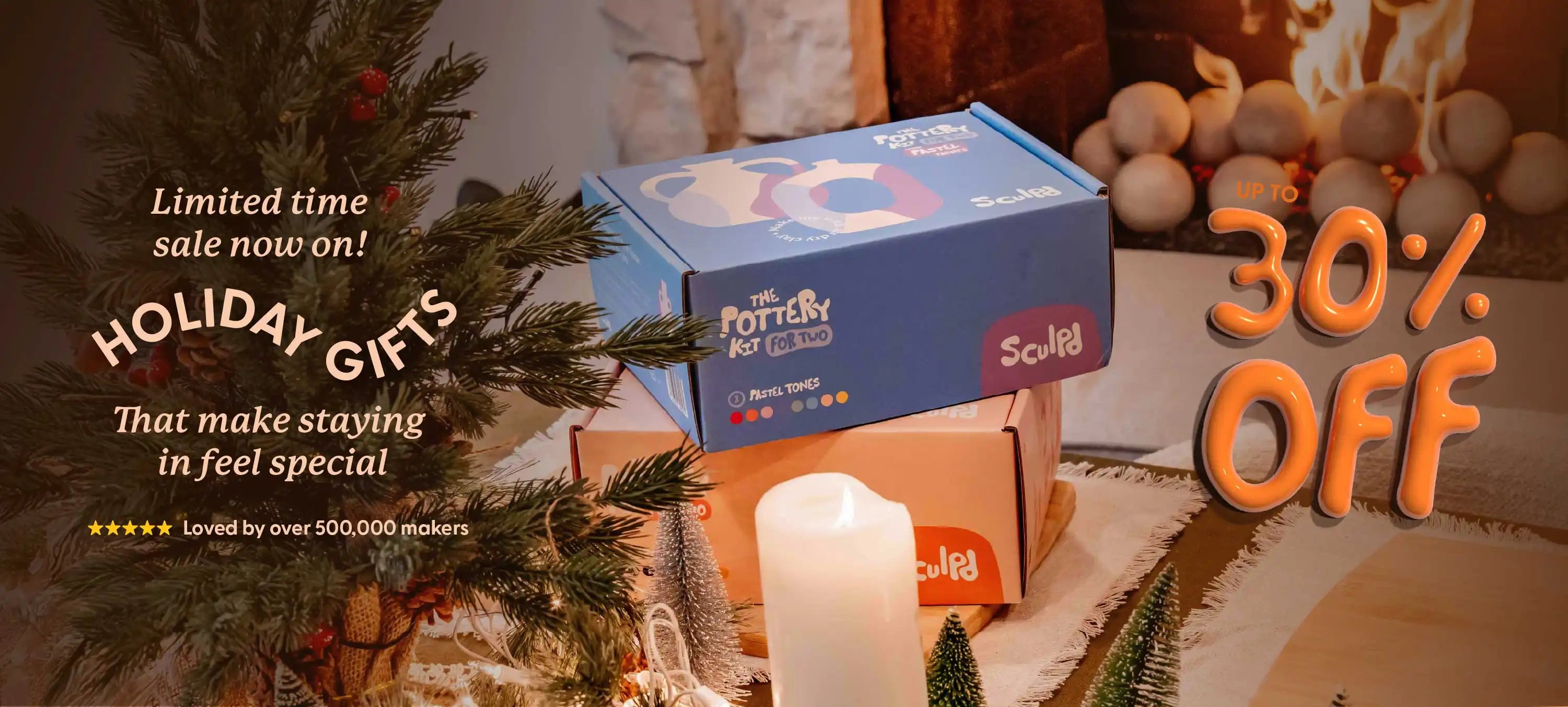 Holiday Sale Messaging Collection Hero Banner