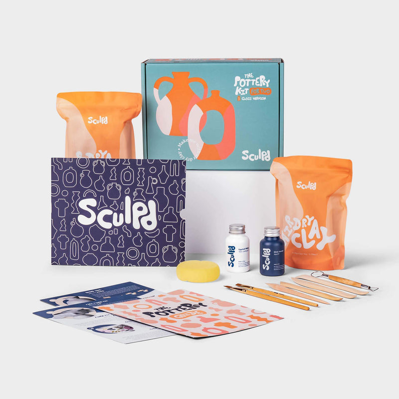 Sculpd Pottery Kit Pottery Kit Sculpd No Paints Gloss
