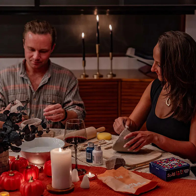 Fun Halloween Date Night with Sculpd Candle Date Night Bundle