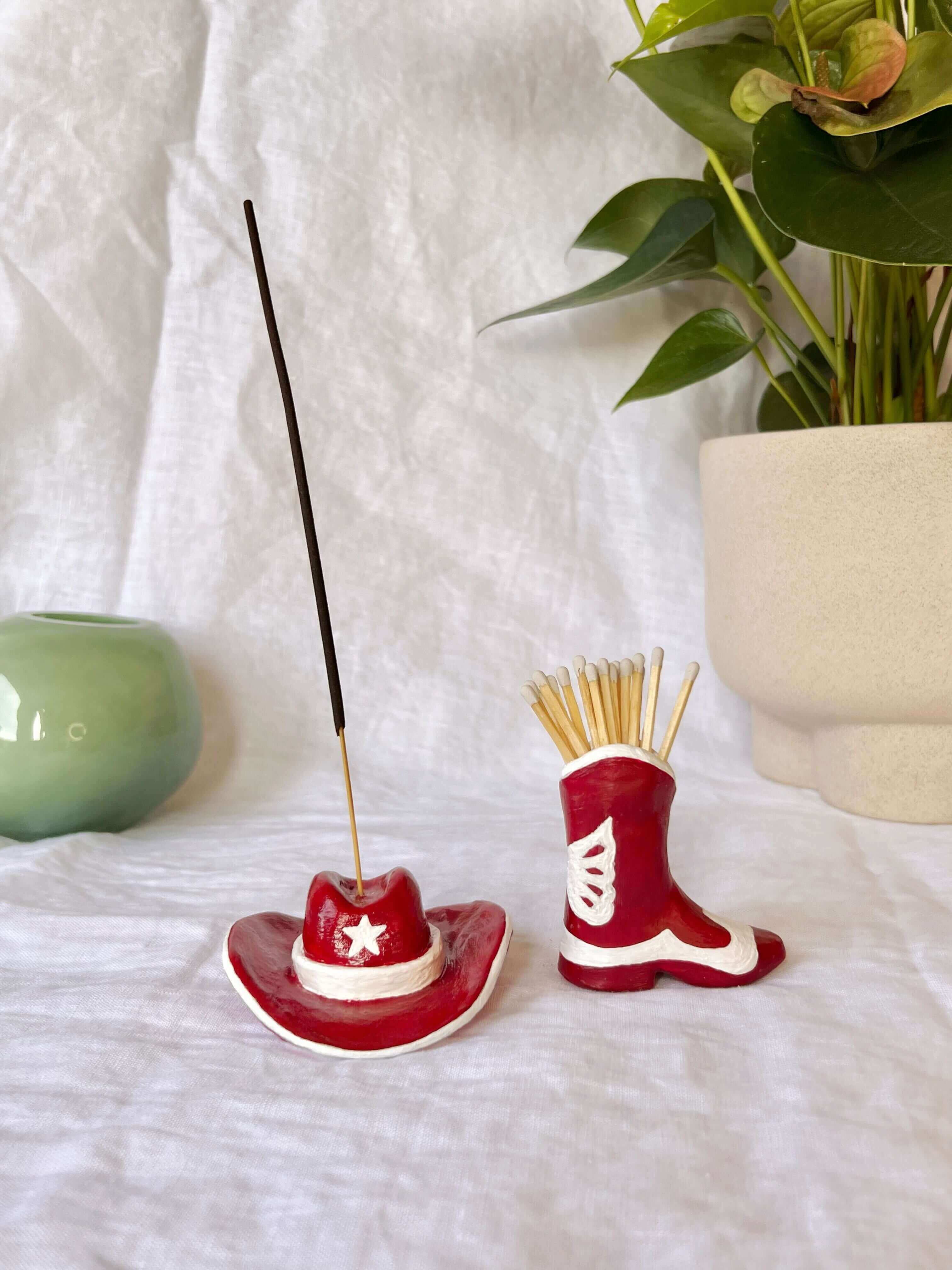 Cowboy hat boot clay project kit