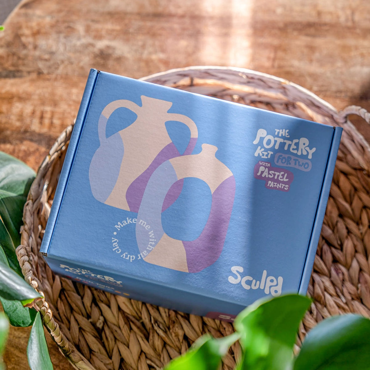 Sculpd pottery kit corporate gifting banner