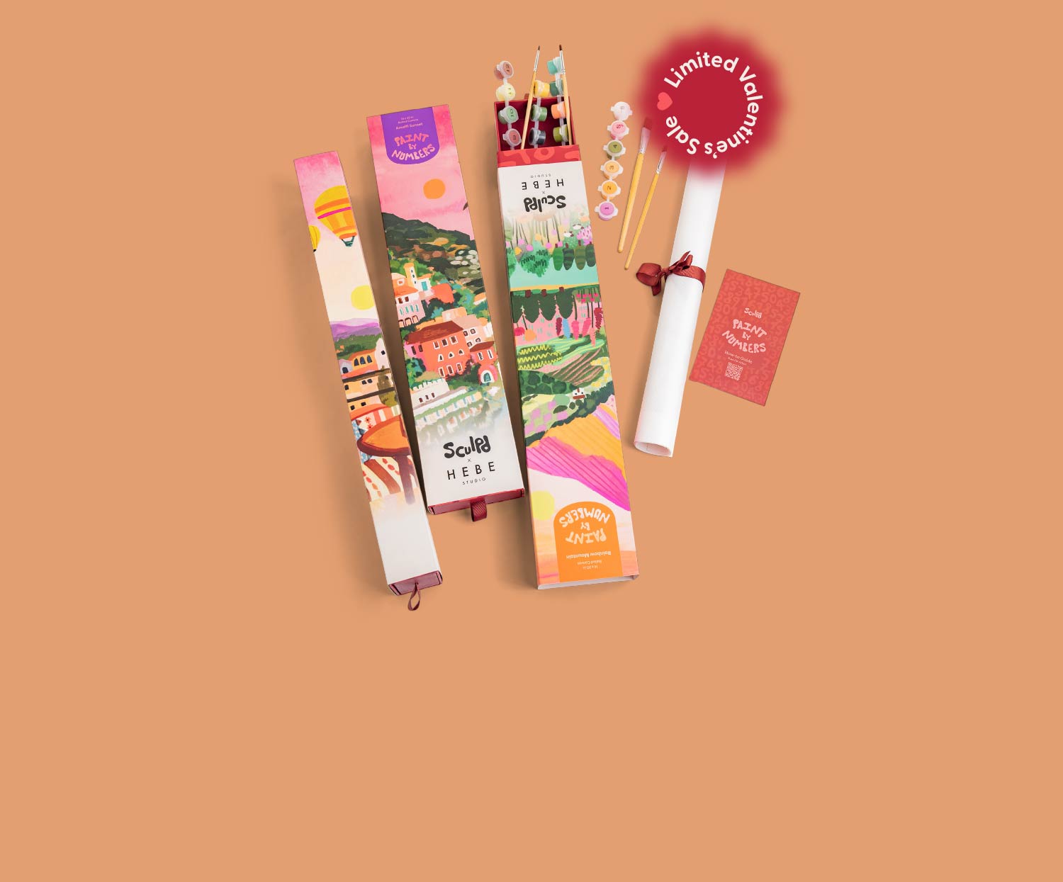 Sculpd Paint by Numbers Collection Tile Banner with Valentines Sale icon