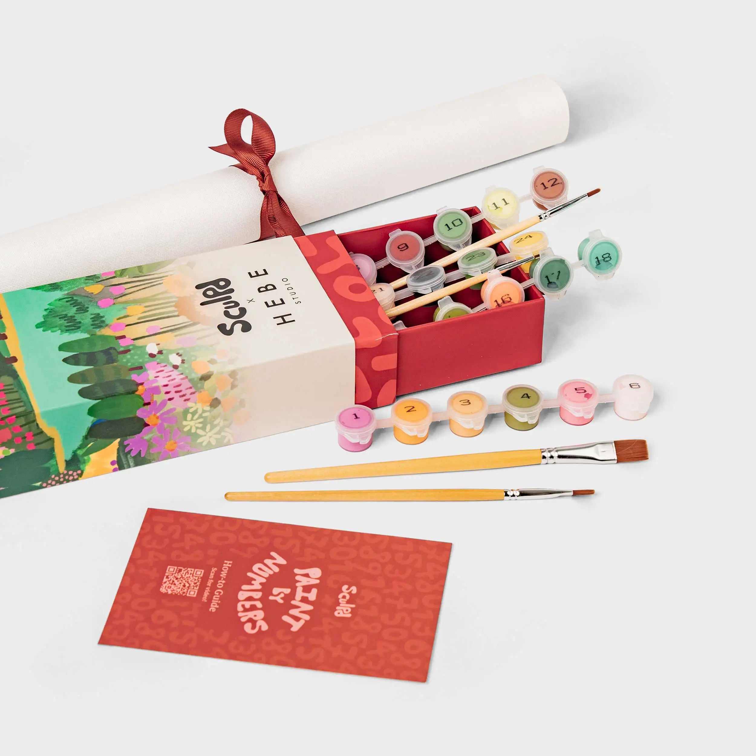 Sculpd Paint By Numbers x Hebe Front Open Kit