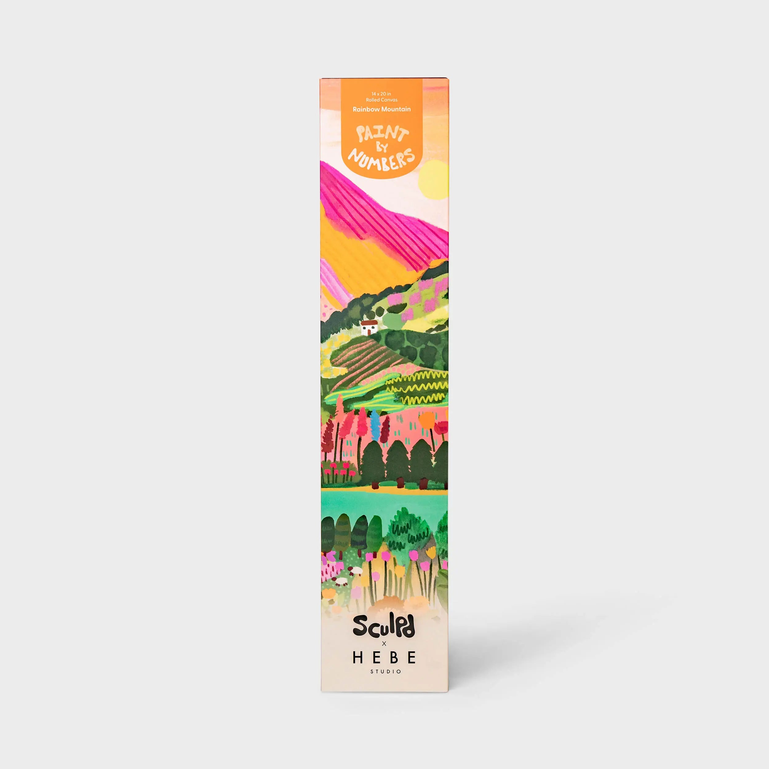 Sculpd Paint By Numbers x Hebe Rainbow Mountain