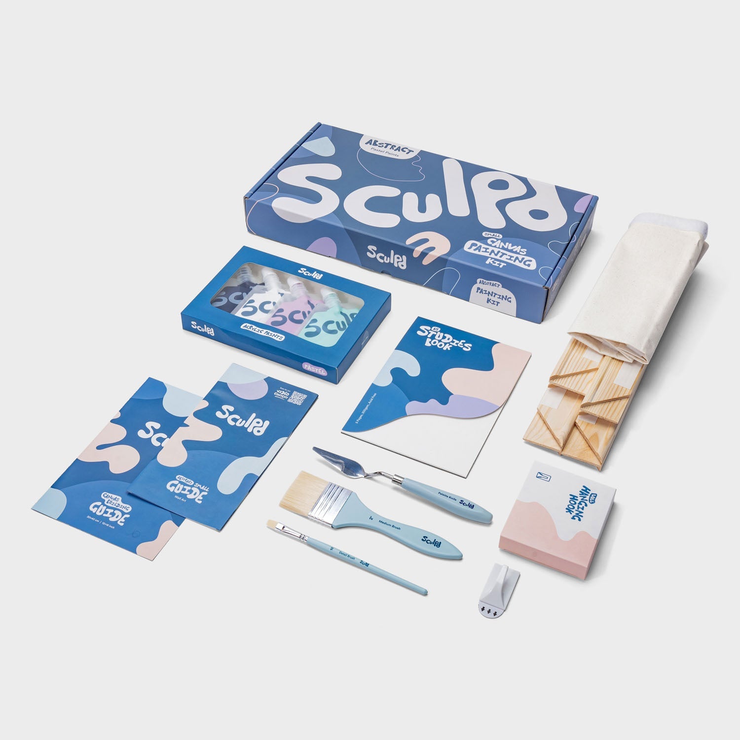 Canvas Painting Kit Wall Art Kit Sculpd Small Bold