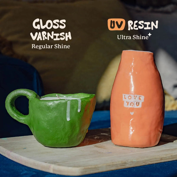 Sculpd UV Resin vs Gloss Varnish