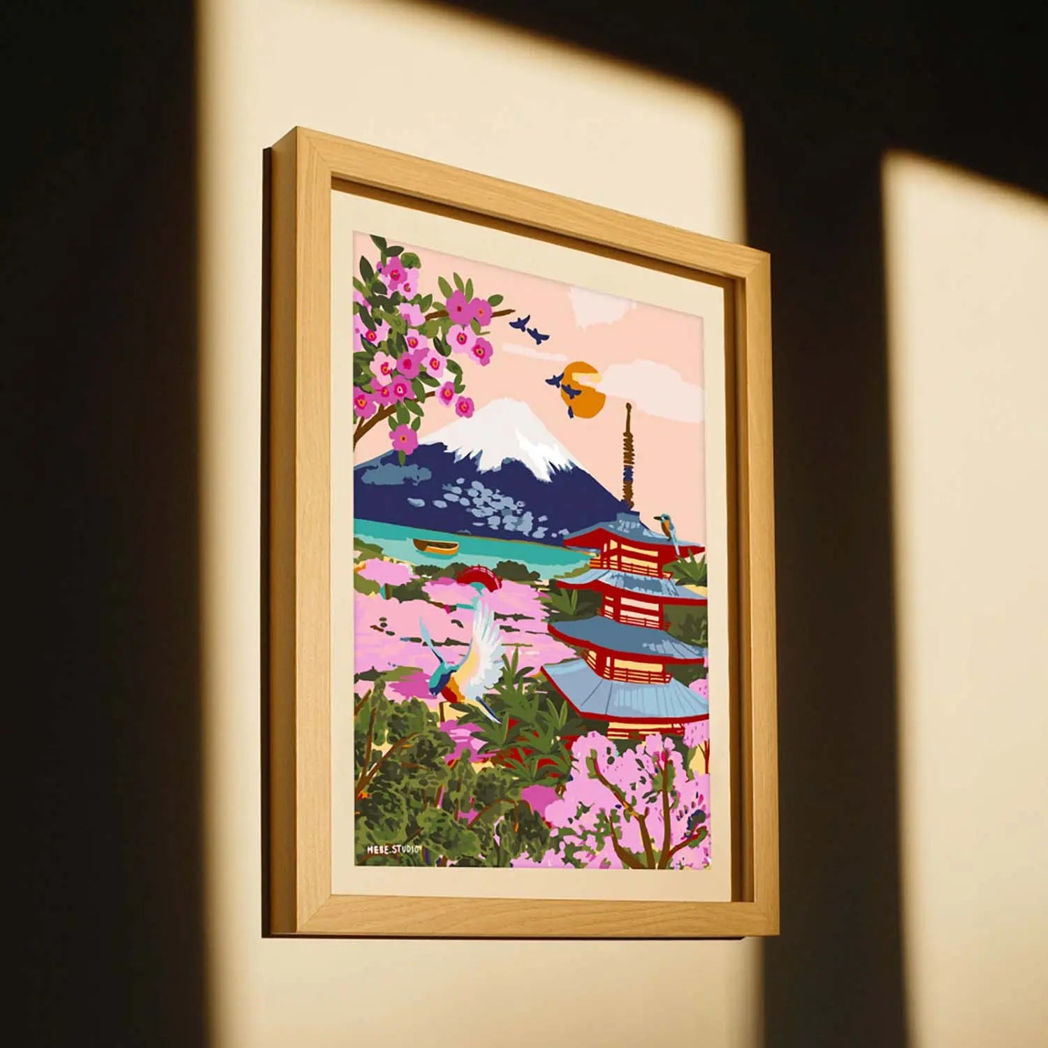 Mount Fuji Framed Featured Artwork