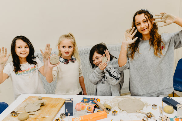 Sculpd Kids group pottery activity