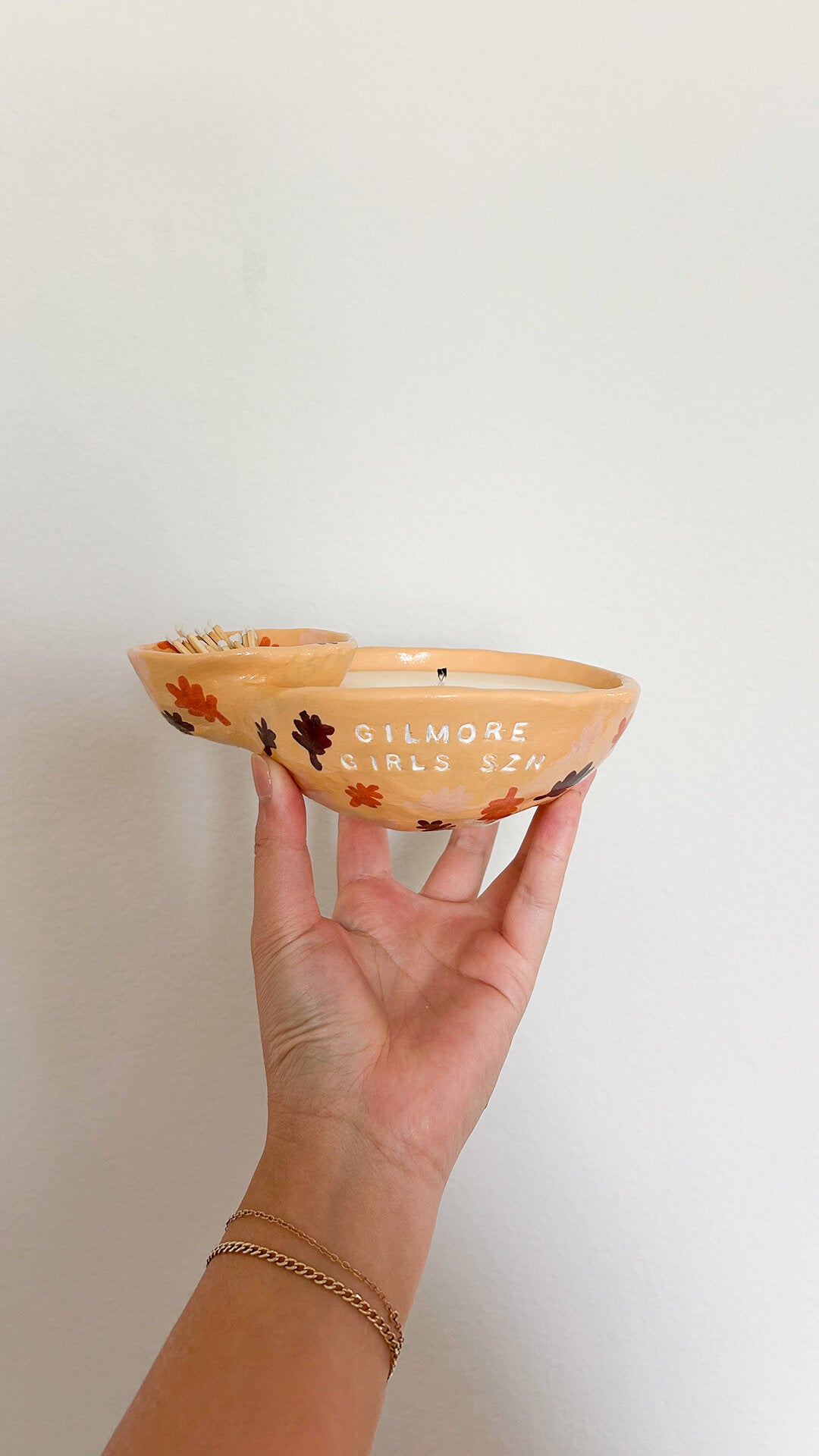 Custom candle inspired by Gilmore Girls