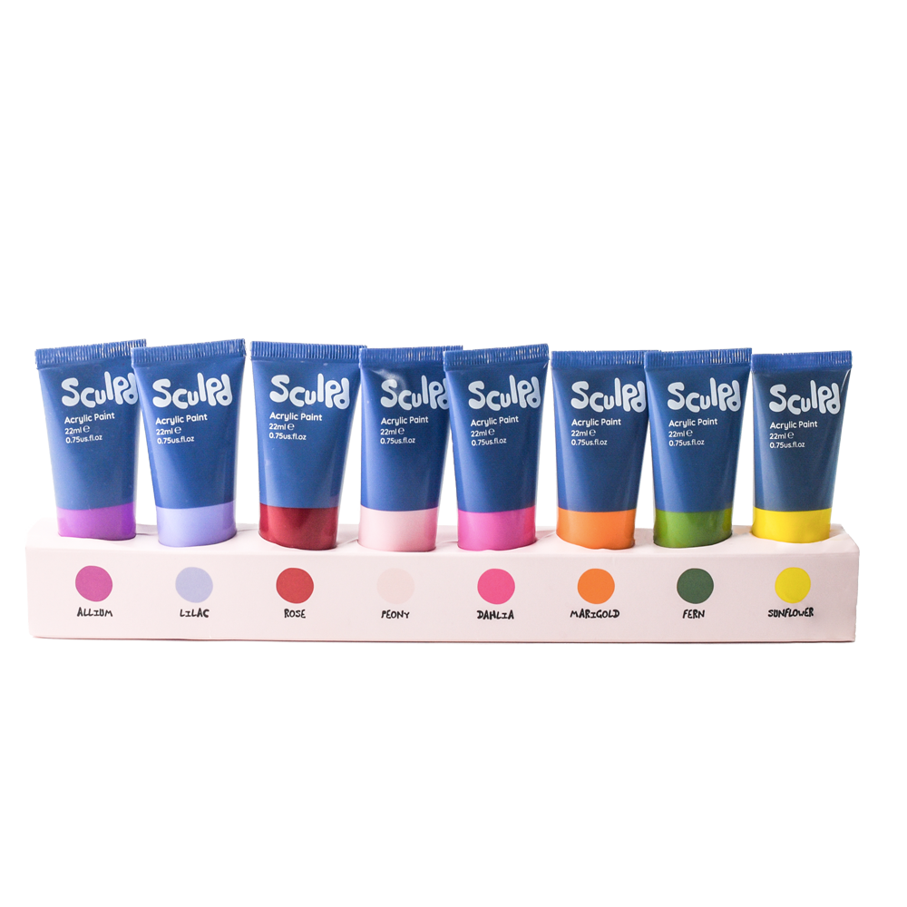 Floral Tones Acrylic Paint Set