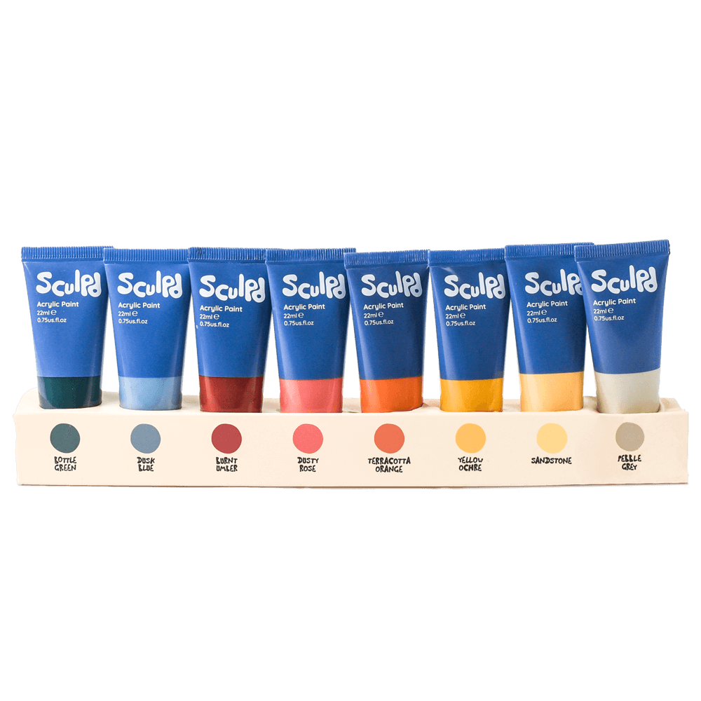 Earth Tones Acrylic Paint Set