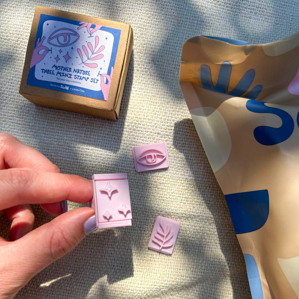 Mother Nature Pottery Stamp Set Accessories Sculpd
