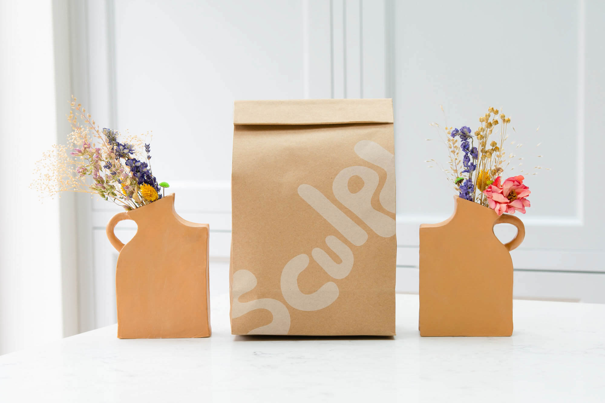 Sculpd Home Collection: Bookend Vases Kit