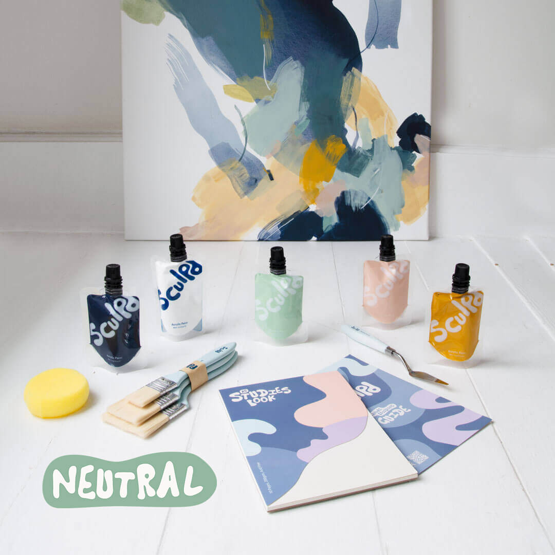 Large Abstract Painting Kit