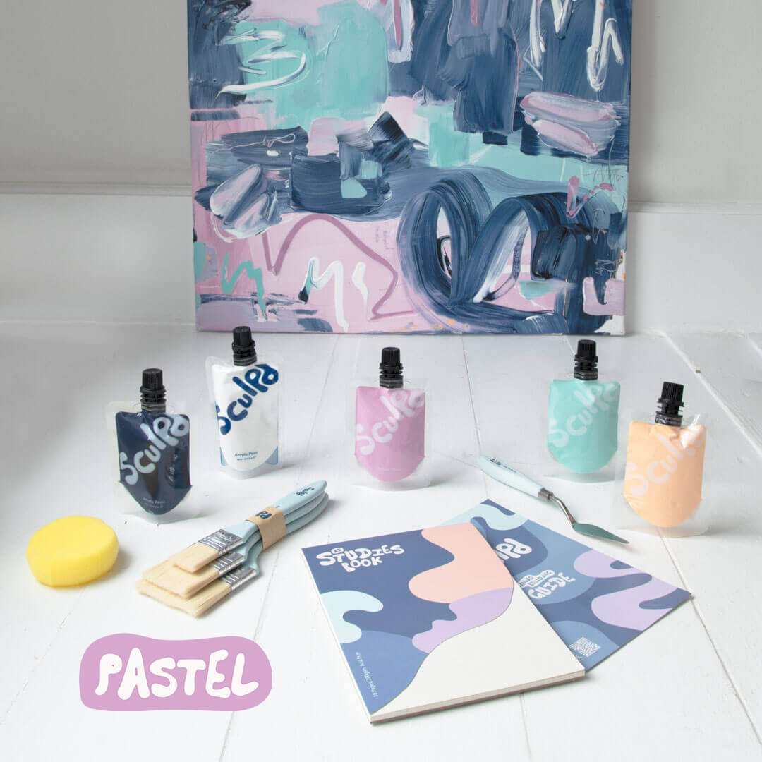 Large Abstract Painting Kit